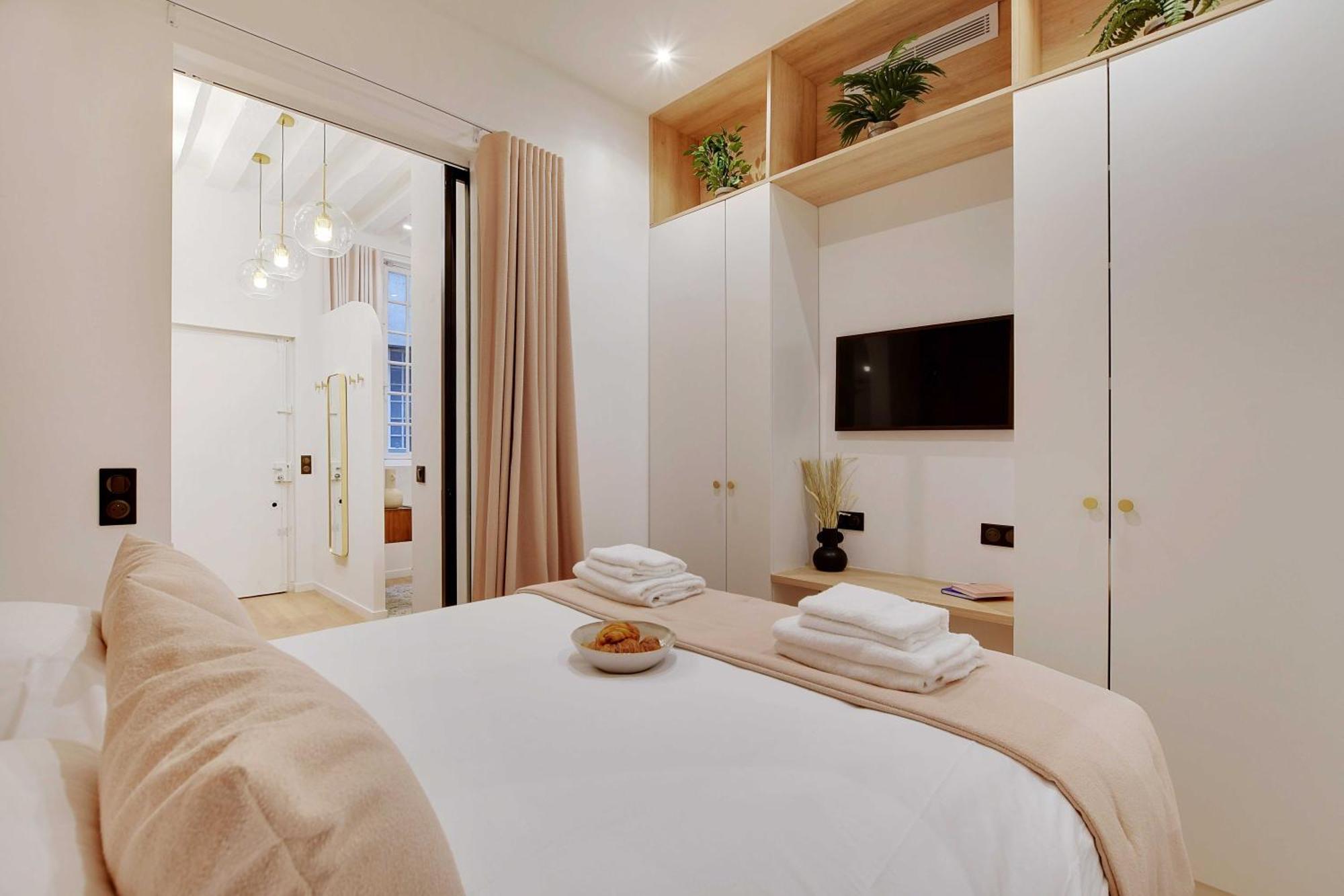 פריז Charming Apartment - 1Br-4P - Ac - Marais מראה חיצוני תמונה